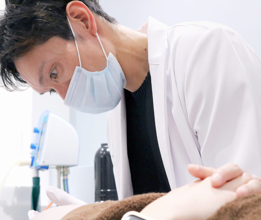 施術の様子