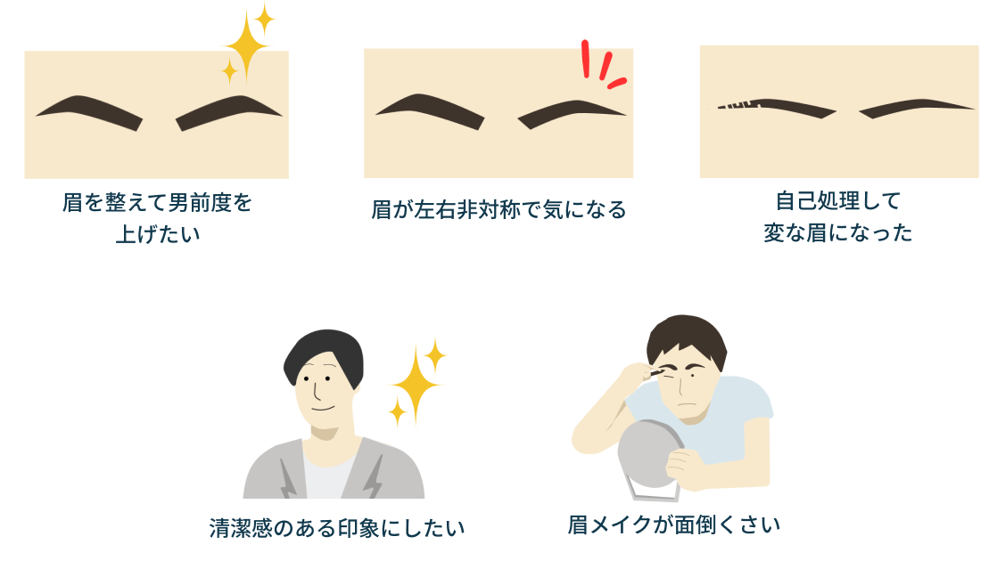 眉毛のお悩み